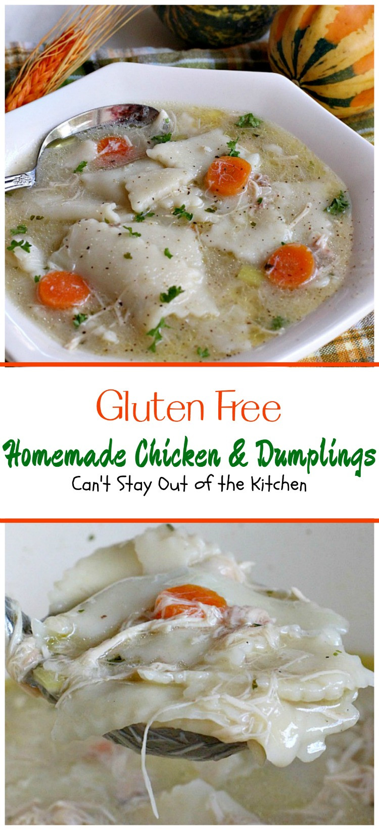 Gluten Free Dumplings For Soup
 Gluten Free Homemade Chicken and Dumplings Can t Stay