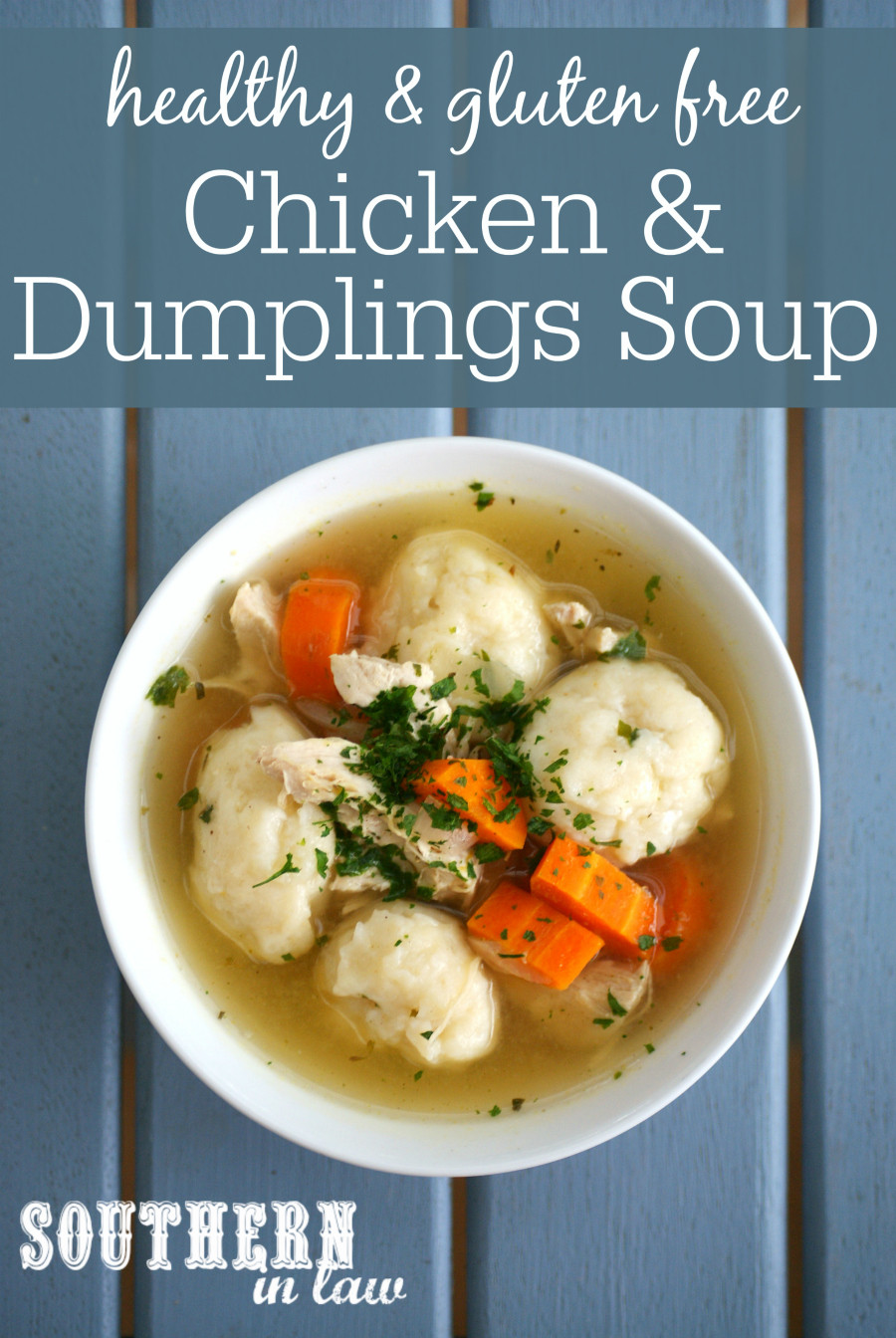 Gluten Free Dumplings For Soup
 Southern In Law Recipe Healthy Chicken and Dumpling Soup