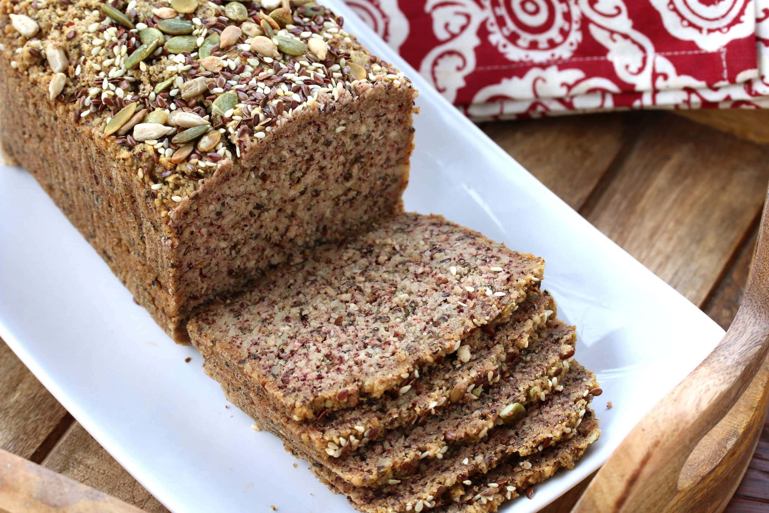 Gluten Free High Fiber Bread
 Low Carb High Protein Nut & Seed Bread Paleo The