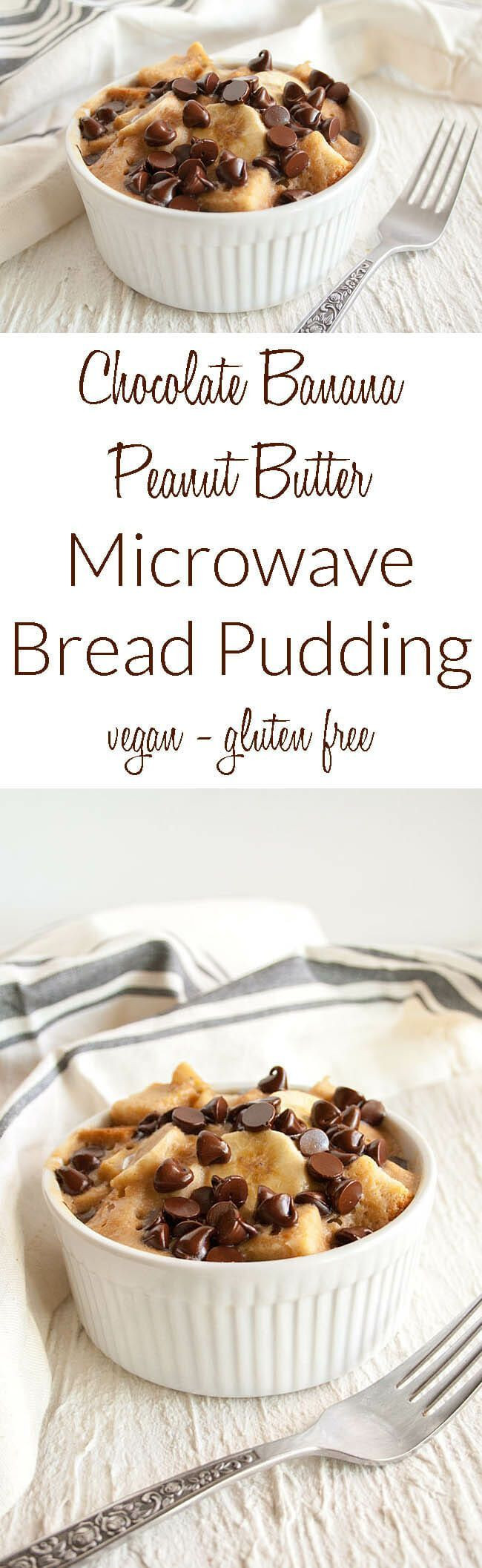 Gluten Free Microwave Bread
 Chocolate Banana Peanut Butter Microwave Bread Pudding