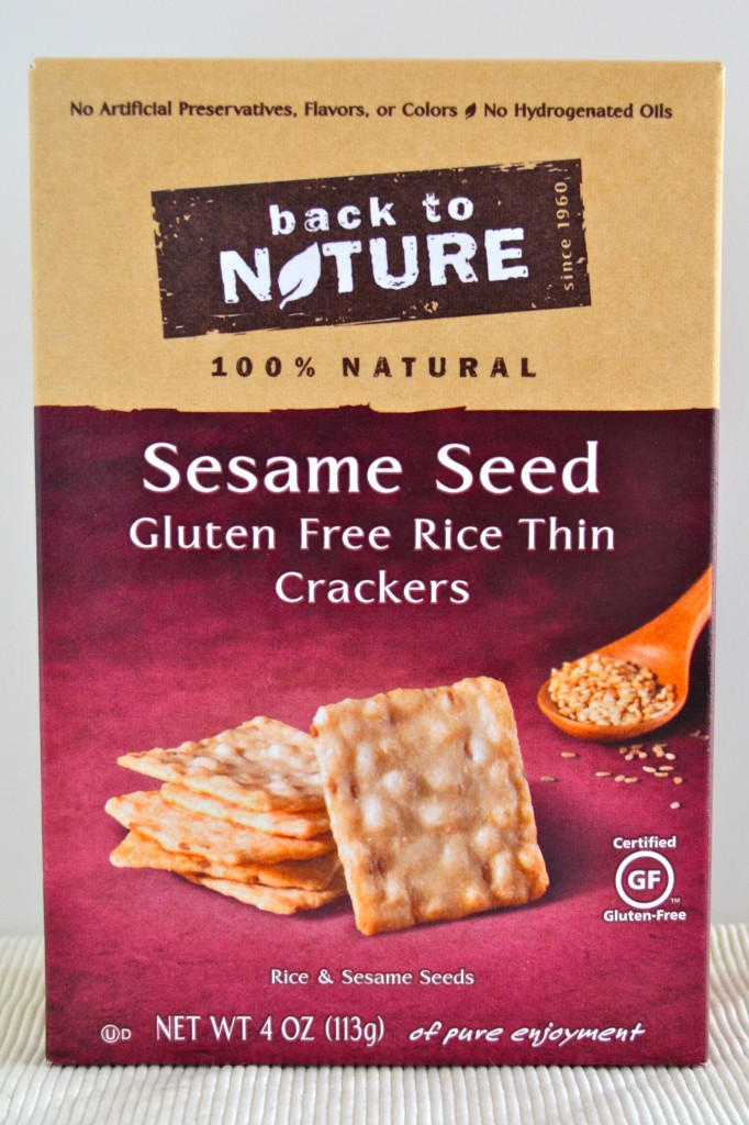 Gluten Free Rice Crackers
 Friday’s Find Back to Nature Rice Crackers