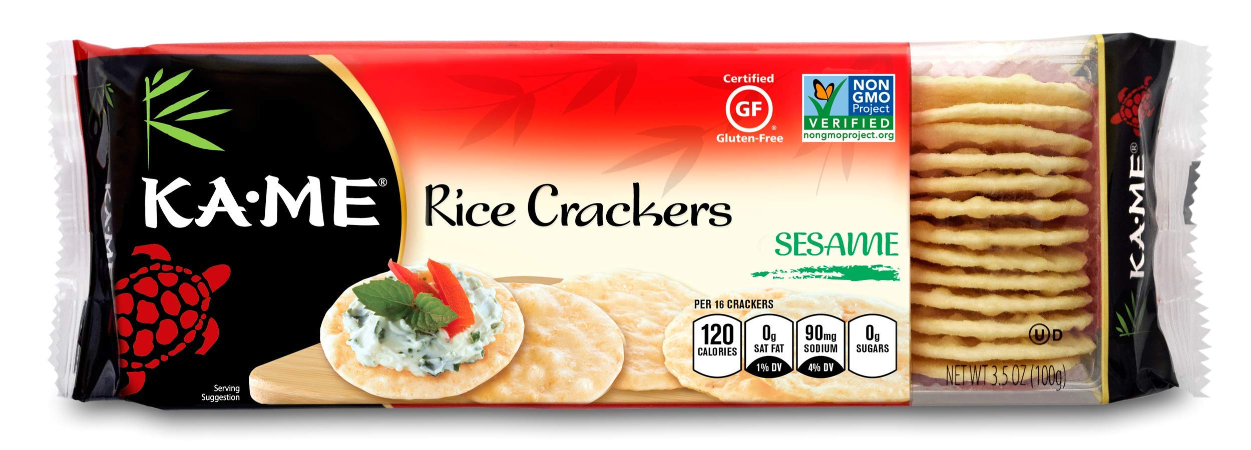 Gluten Free Rice Crackers
 Ka Me Gluten Free Rice Crackers Wasabi 3 5 Ounce Pack