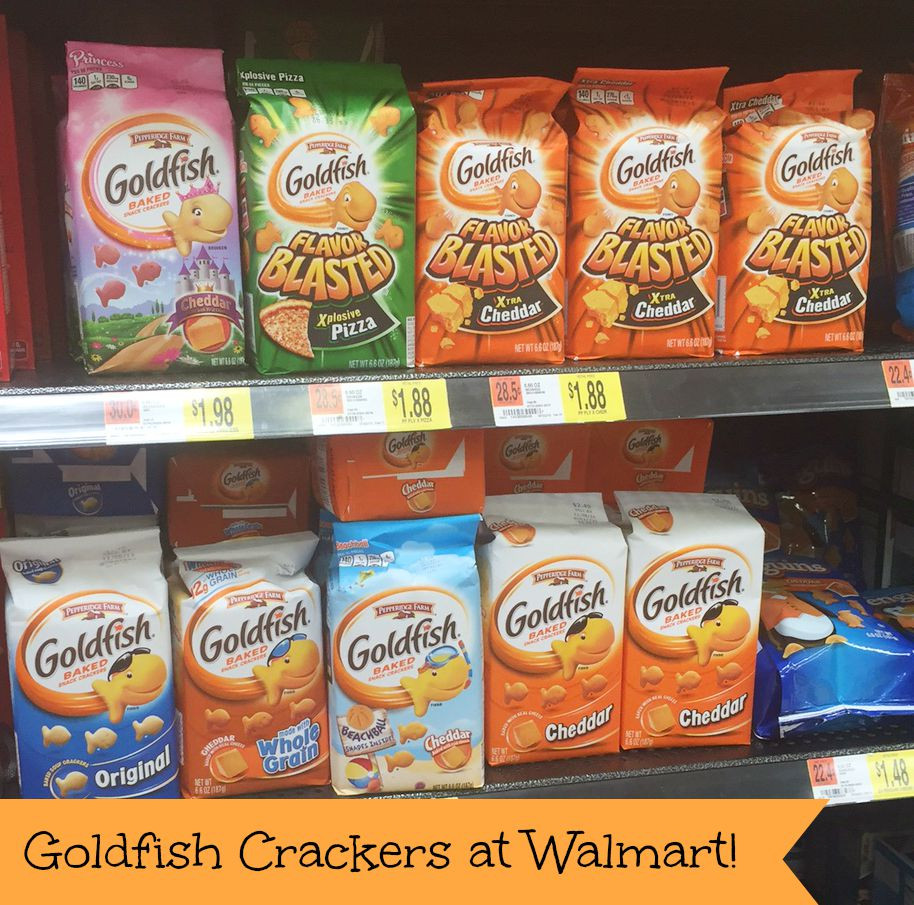 Goldfish Crackers Walmart
 Getting Ready for School with Goldfish Crackers and Wet