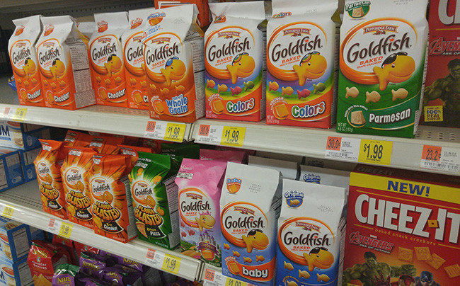 Goldfish Crackers Walmart
 Shopping At Walmart For Some Back To School Lunch