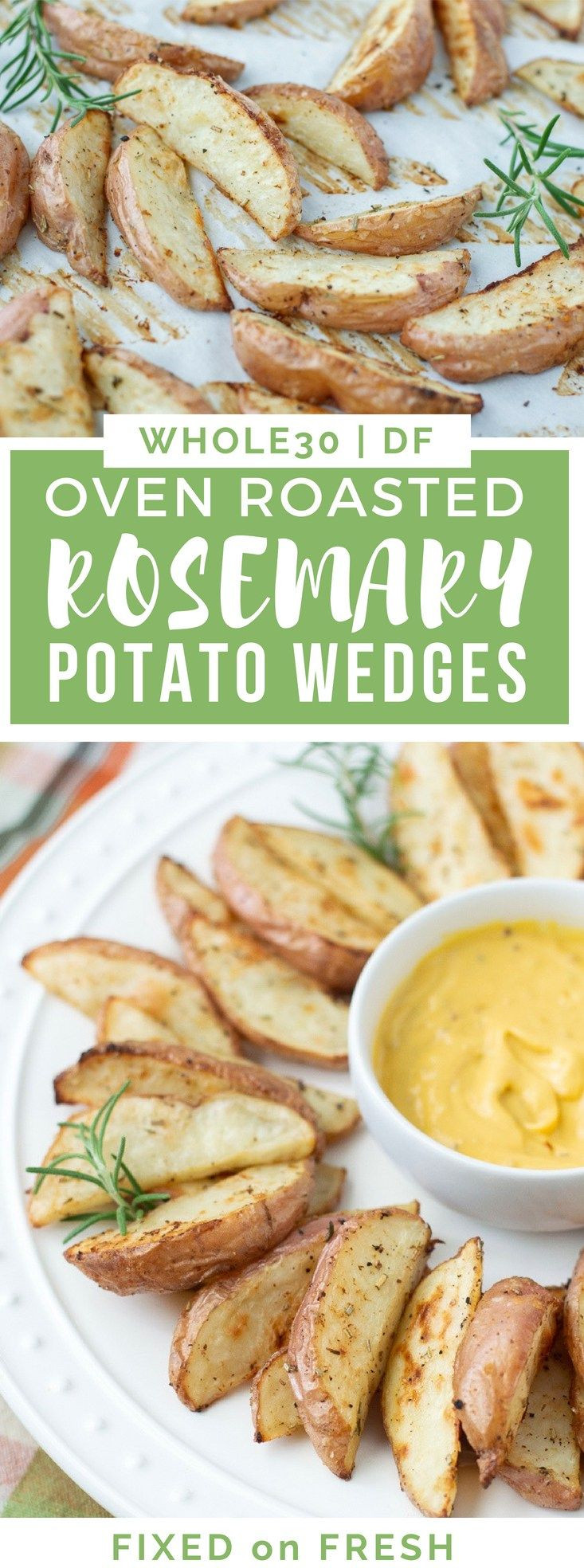 Good Side Dishes For Hamburgers
 Oven Roasted Potato Wedges Whole30 Dairy Free