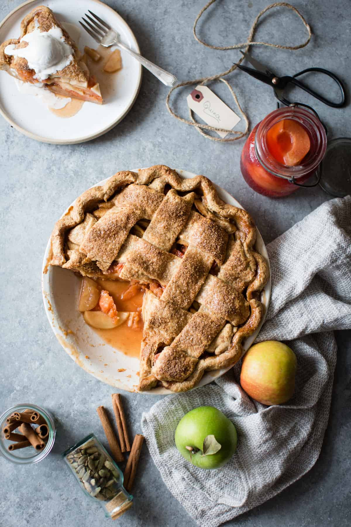 gourmet traveller apple pie