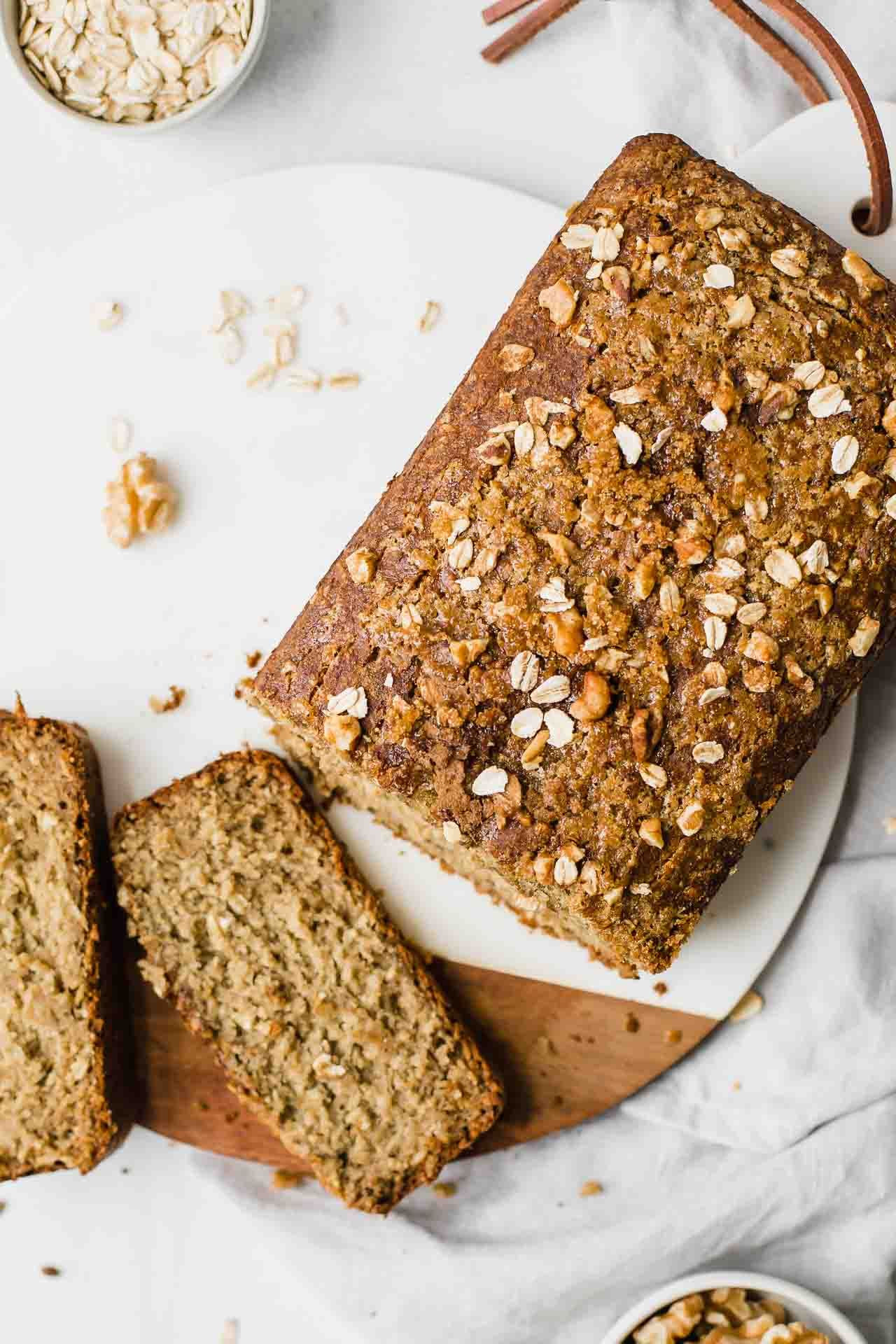 Gourmet Banana Bread
 This Simple Healthy Banana Bread Recipe is the BEST Easy