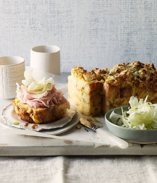 Gourmet Bread Pudding Recipe
 Leek and cheddar bread and butter pudding recipe