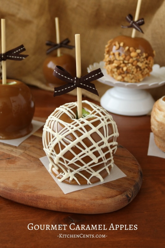 Gourmet Caramel Apples
 Gourmet Caramel Apples for a $1 50 or less Kitchen Cents
