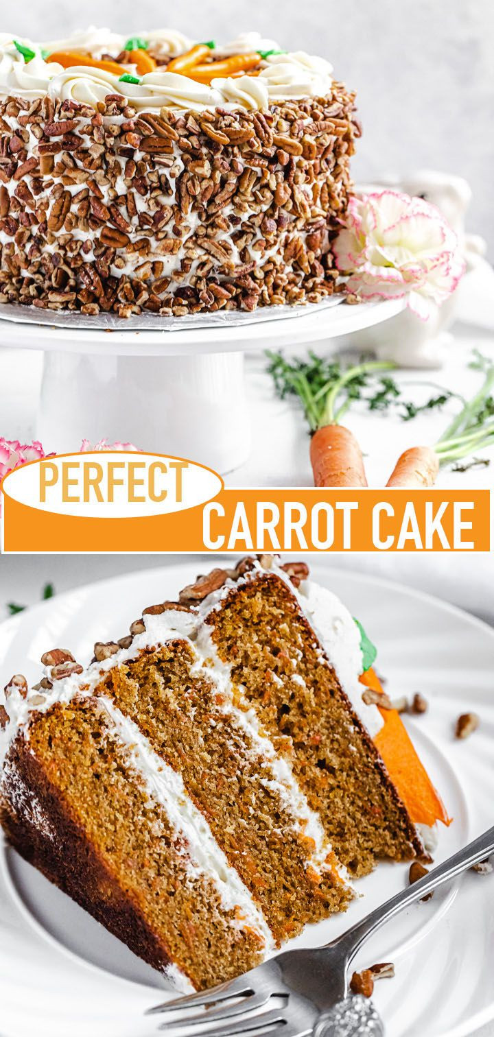 Gourmet Carrot Cake Recipes
 Perfect Carrot Cake with Cream Cheese Frosting