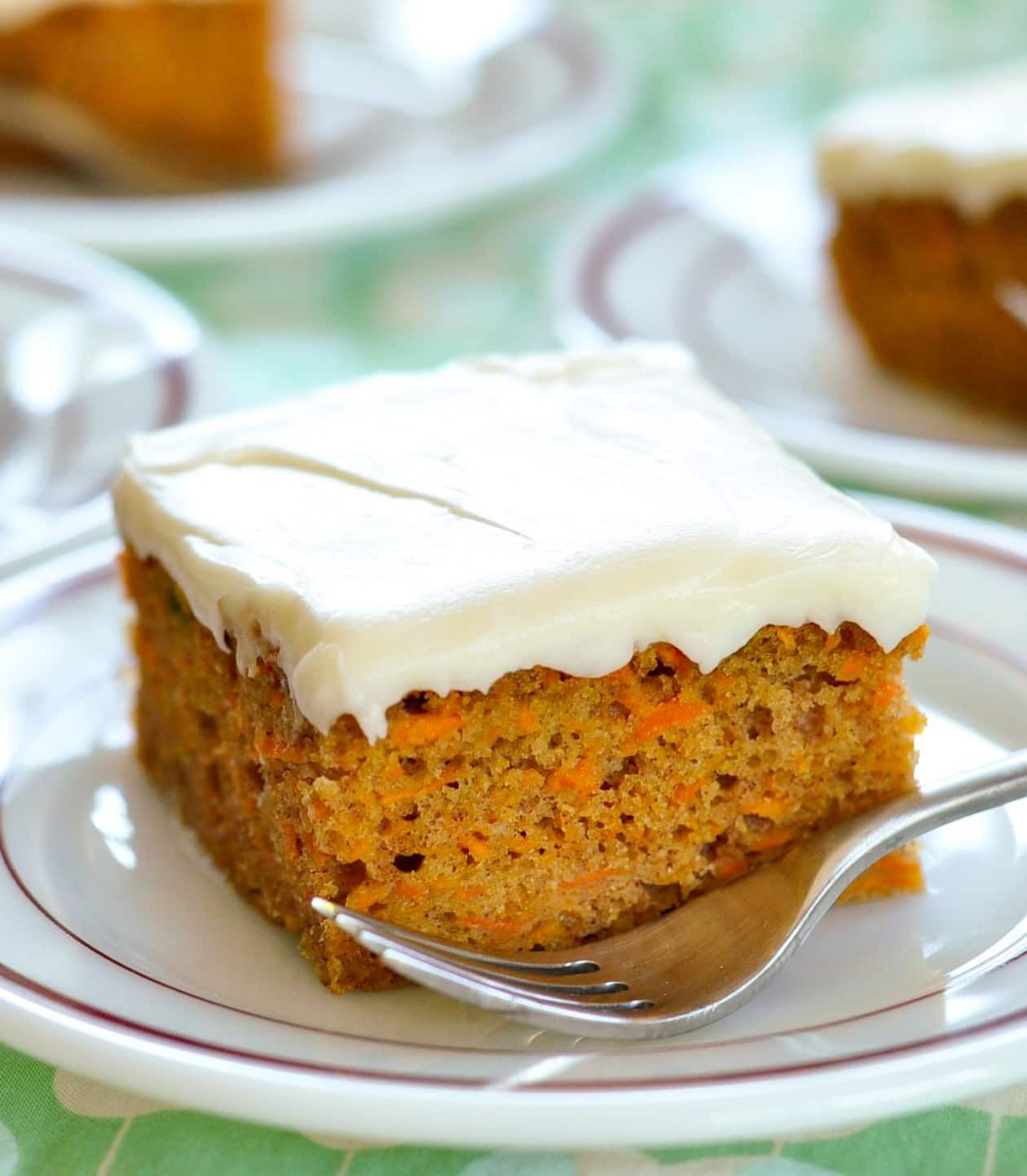 Gourmet Carrot Cake Recipes
 Recipe Carrot Cake with Cream Cheese Frosting