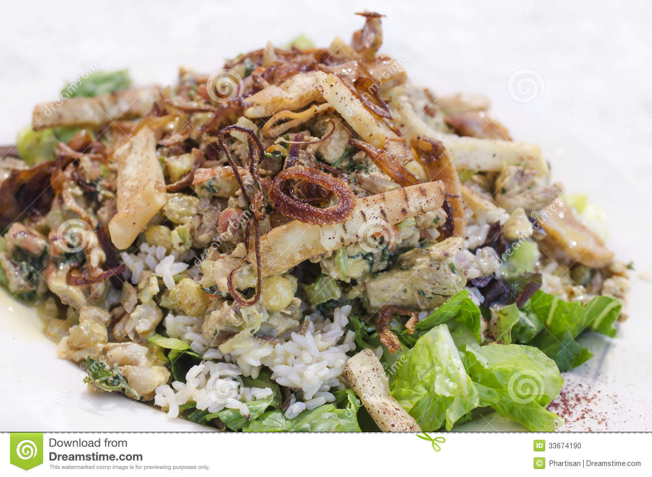 Gourmet Chicken Salad
 Gourmet Chicken Salad Stock Image