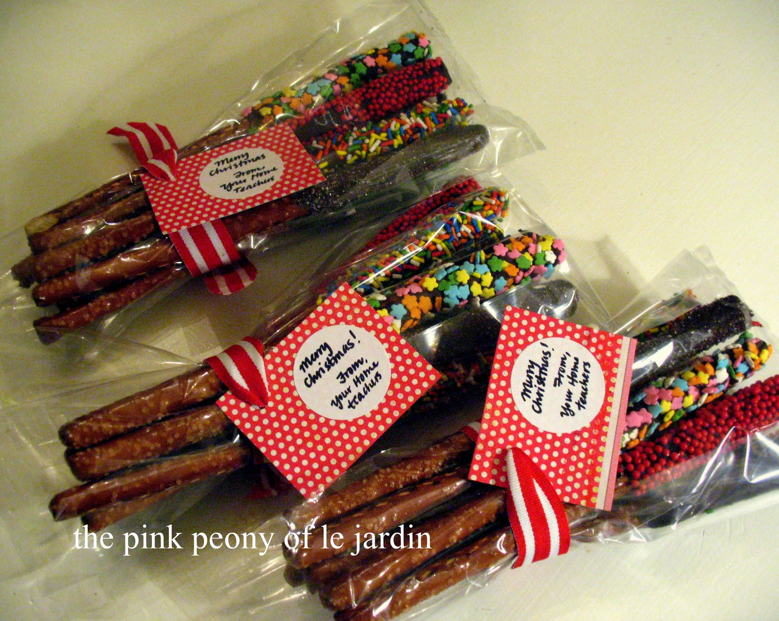 Gourmet Chocolate Covered Pretzels Recipe
 The Pink Peony of Le Jardin Chocolate Covered Pretzels