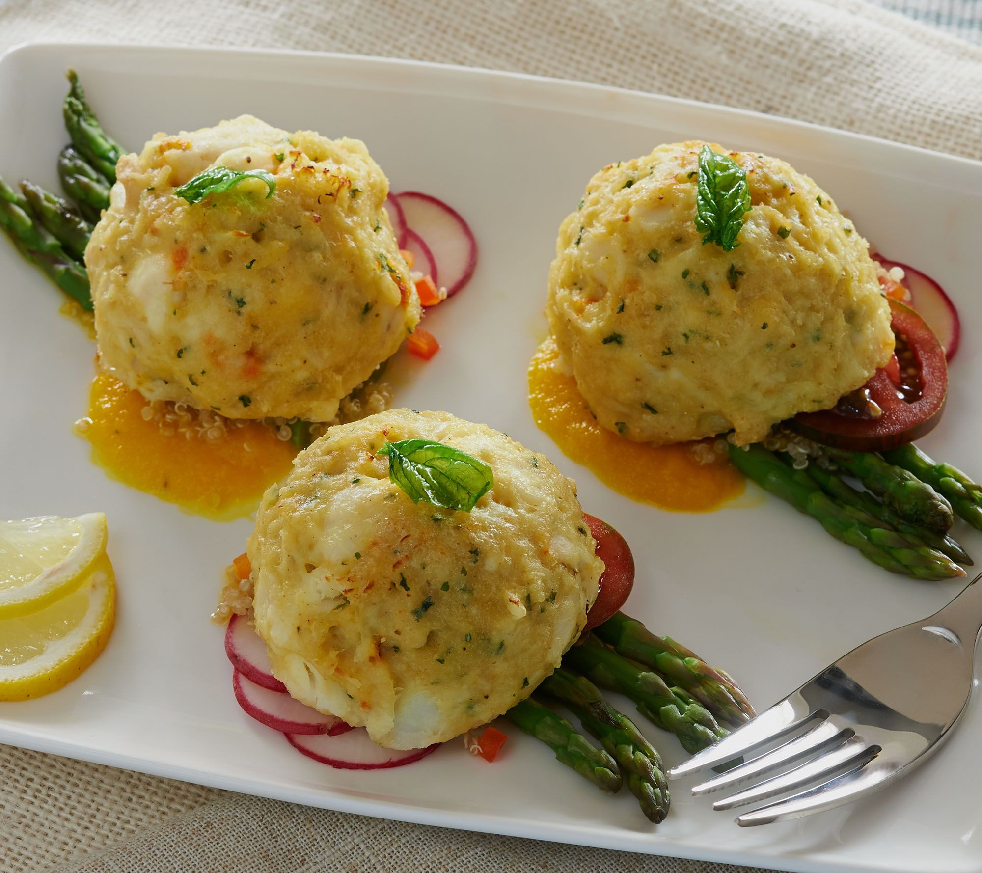 Gourmet Crab Cakes
 The Perfect Gourmet 16 3 oz Crab Cakes Page 1 — QVC