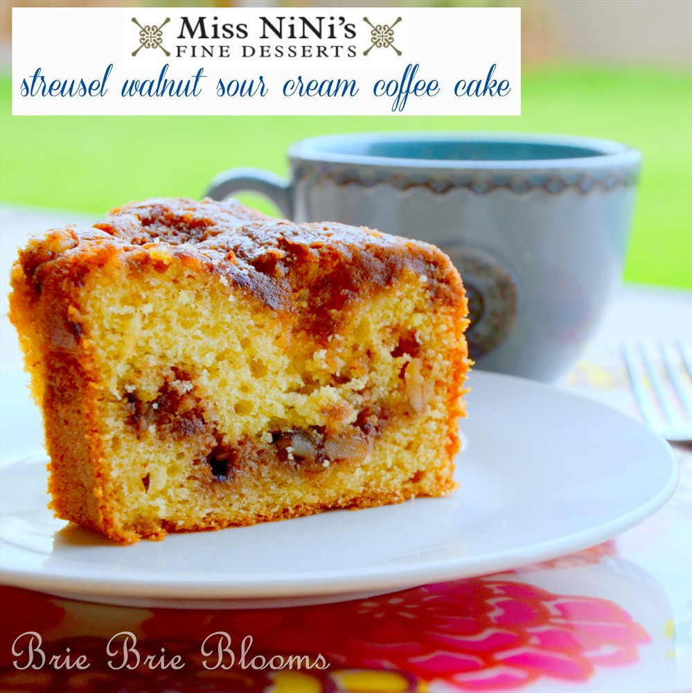Gourmet Desserts Delivered Best Of Miss Nini S Streusel Walnut sour Cream Coffee Cake
