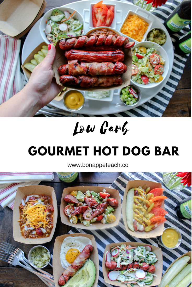 Gourmet Low Carb Recipes
 Low Carb Gourmet Hot Dog Bar Bonappeteach