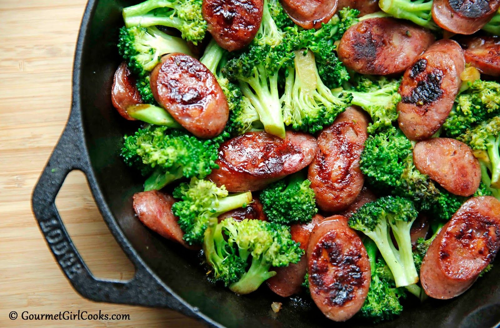 Gourmet Low Carb Recipes
 Gourmet Girl Cooks Sausage & Broccoli Quick Easy Low