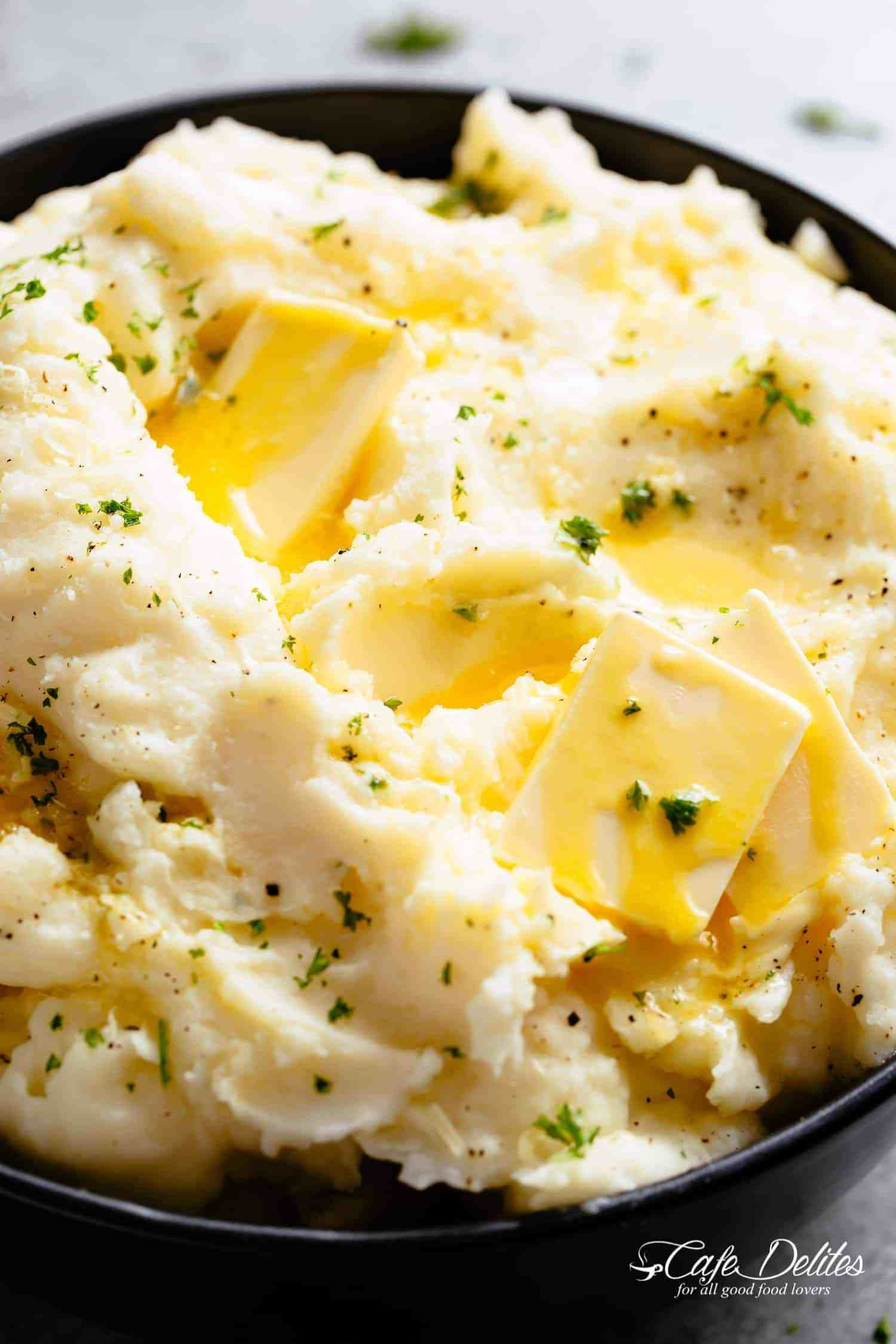 Gourmet Mashed Potatoes Recipes
 Easy Creamy Mashed Potatoes Recipe Cafe Delites