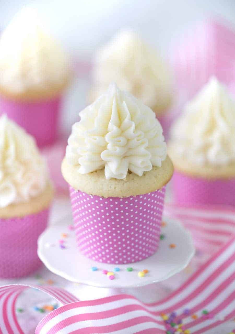 Gourmet Super Moist Vanilla Cupcakes Recipes
 Moist Vanilla Cupcake Recipe Preppy Kitchen