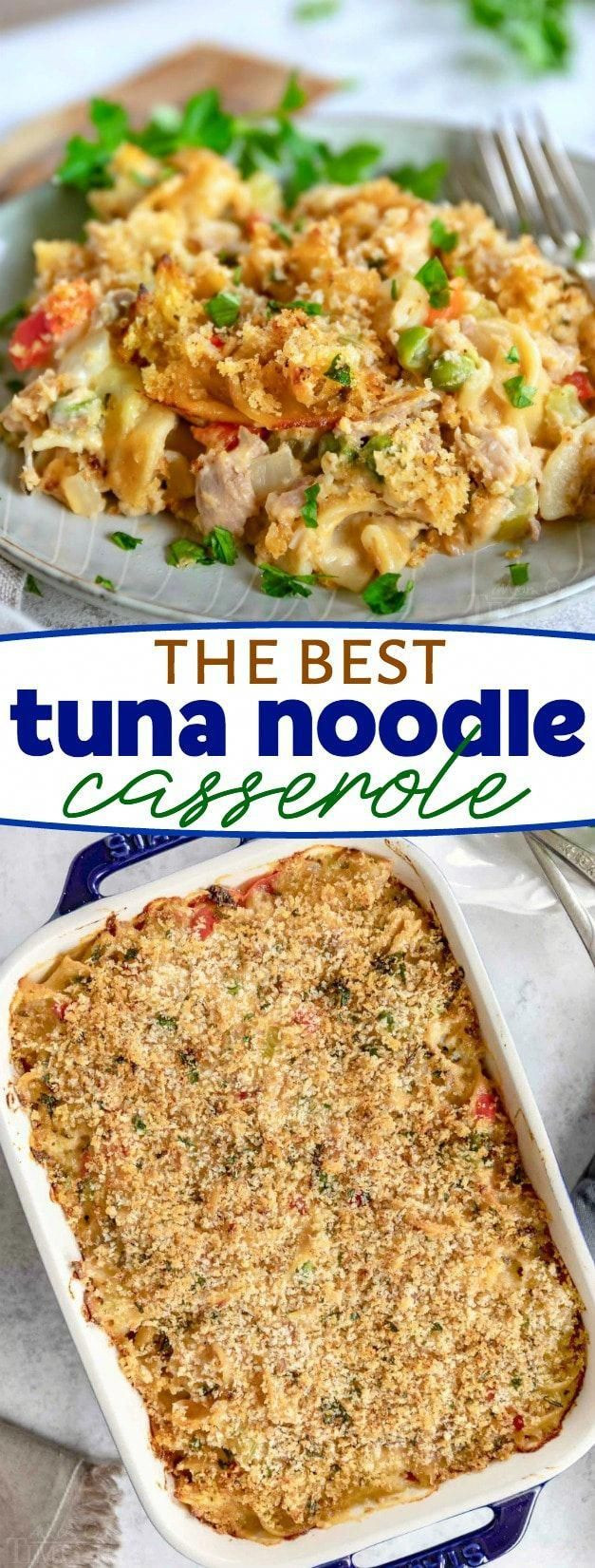 Gourmet Tuna Casserole
 Drink milk for better health With images