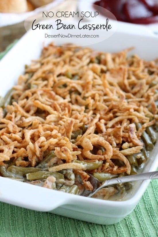 easy green bean casserole without mushroom soup