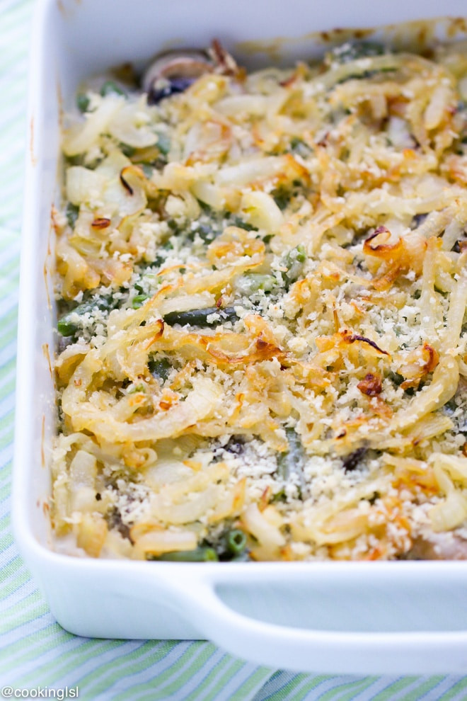 recipe for green bean casserole without mushroom soup