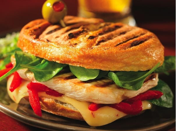 Grilled Chicken Panini Recipes
 Grilled Chicken Spinach Red Pepper and Pepper Jack