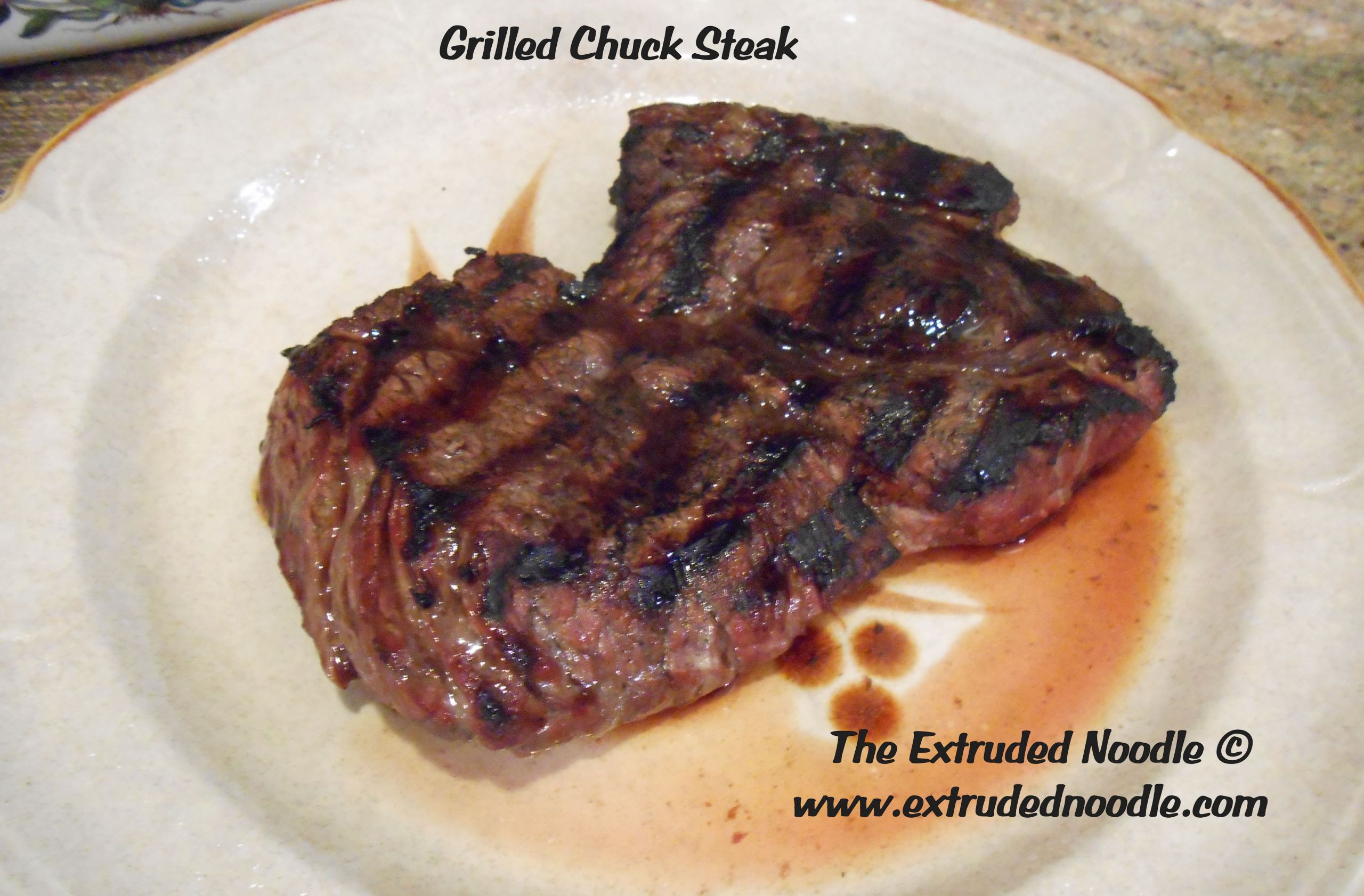 Grilling Beef Chuck Steak
 grilling beef chuck steak