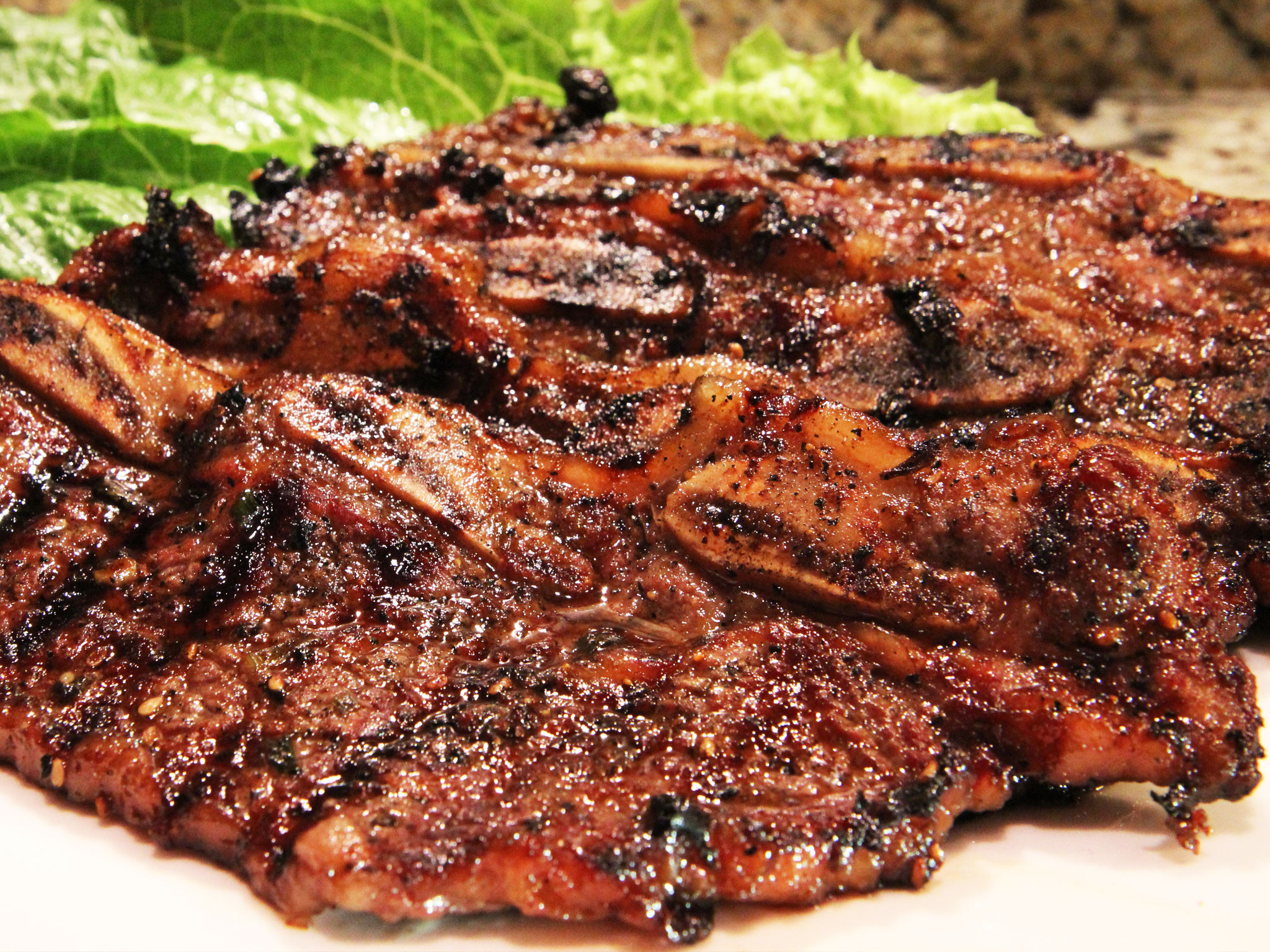 Grilling Beef Short Ribs
 Short ribs