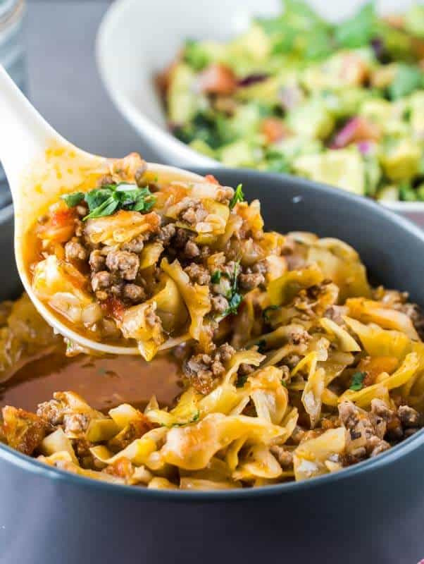 Ground Beef And Cabbage
 e Pot Amish Beef and Cabbage Skillet