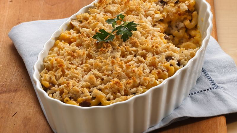Ground Beef And Cheese Recipes
 Layered Mac and Cheese with Ground Beef recipe from Betty