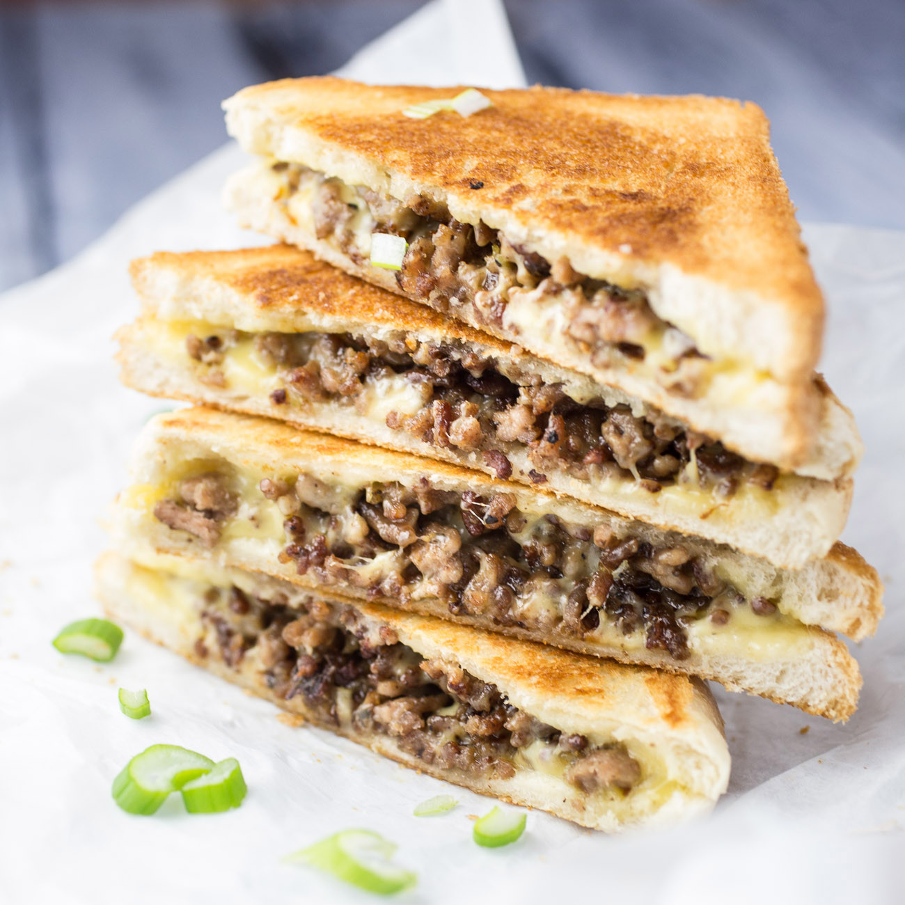 Ground Beef And Cheese Recipes
 Ground Beef Grilled Cheese Sandwich