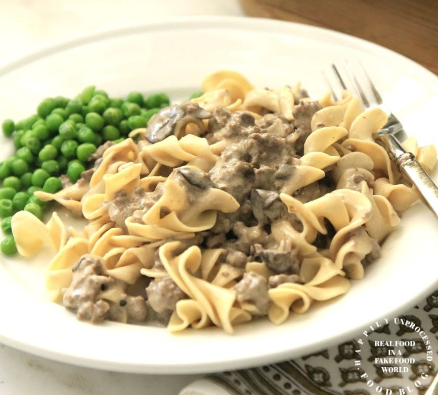Ground Beef And Egg Noodles
 Ground Beef Stroganoff w Egg Noodles Recipe