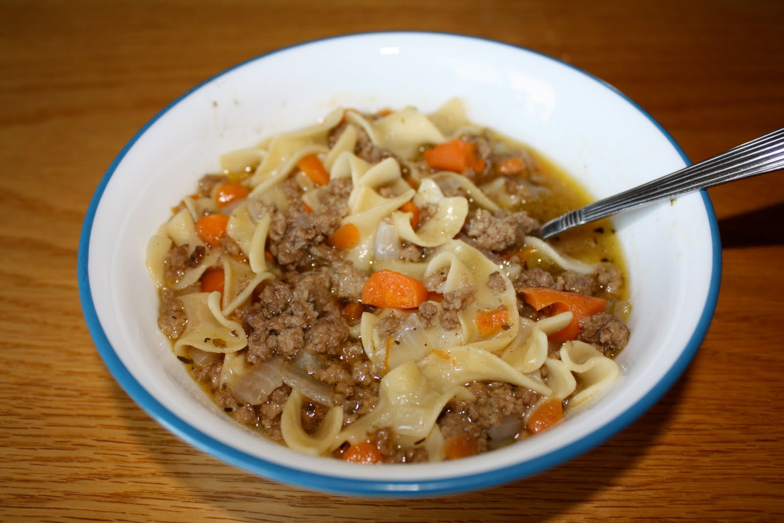 Ground Beef And Egg Noodles
 When you re Wright you re right Ground Beef Noodle Soup