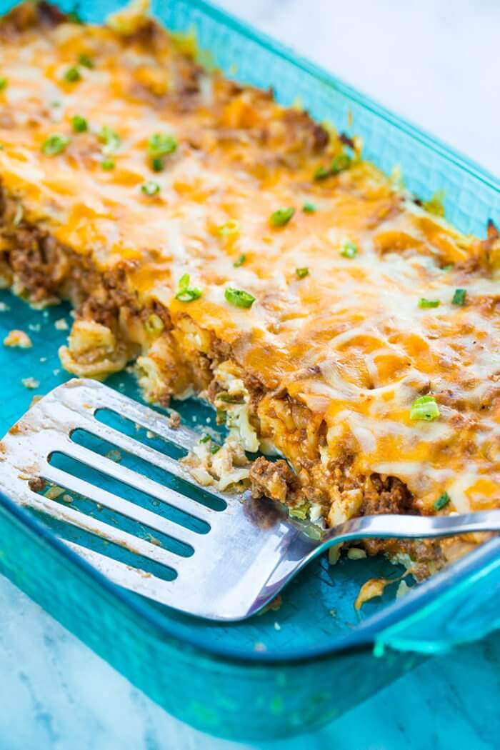 Ground Beef And Noodle Casserole
 Sour Cream Ground Beef Noodle Casserole