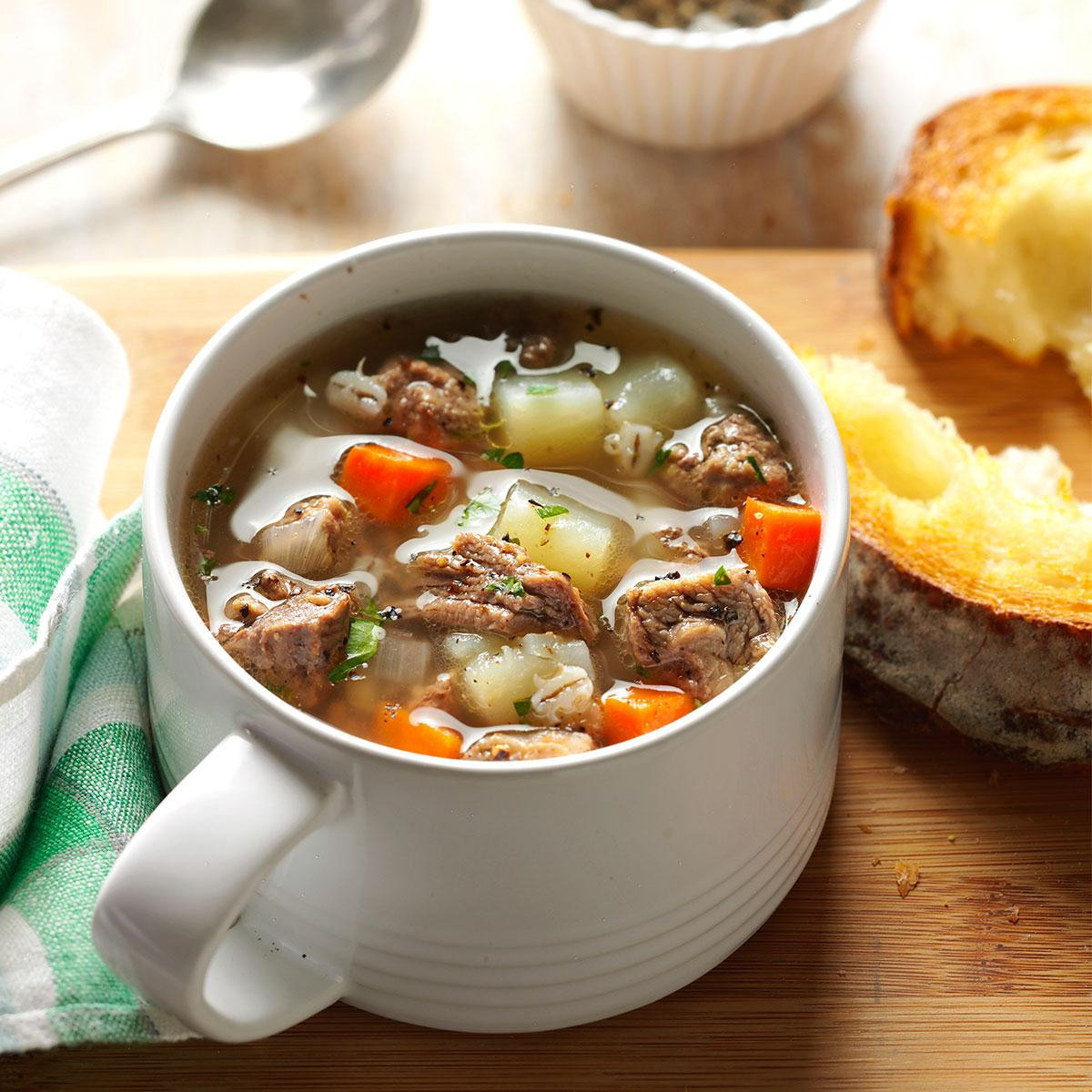Ground Beef Barley Soup
 21 Best Ideas soup Recipes with Beef Best Round Up
