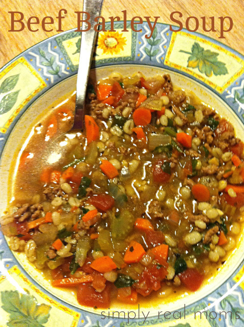 Ground Beef Barley Soup
 Winter Warm Up Beef Barley Soup