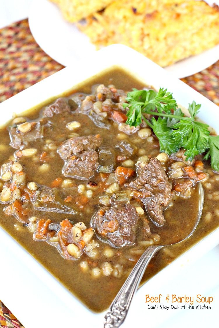 Ground Beef Barley Soup
 Beef and Barley Soup Recipe