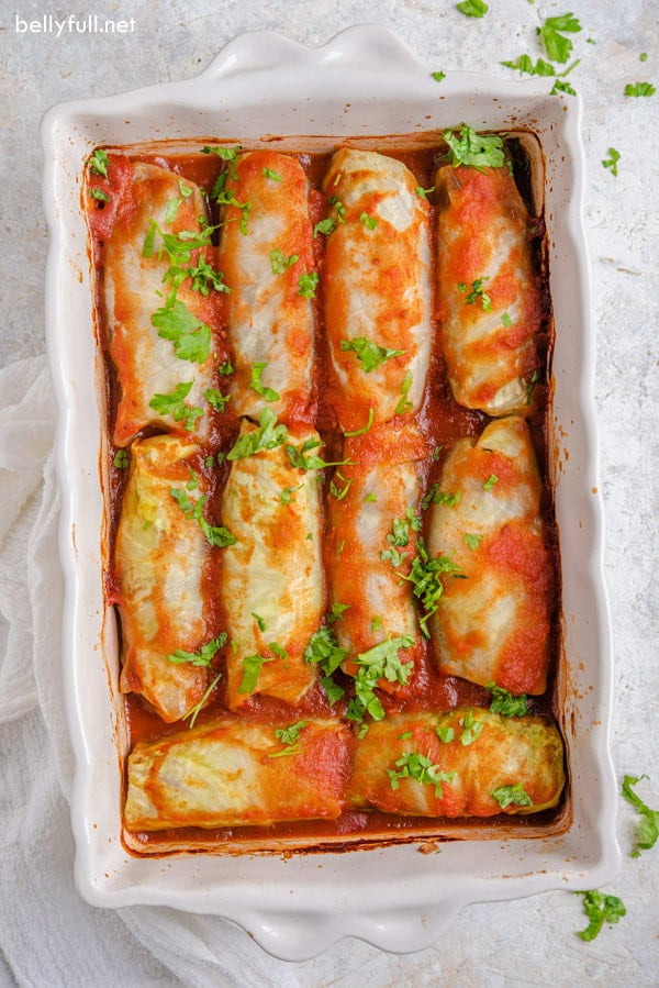 Ground Beef Cabbage Rolls
 Stuffed Cabbage Rolls Belly Full