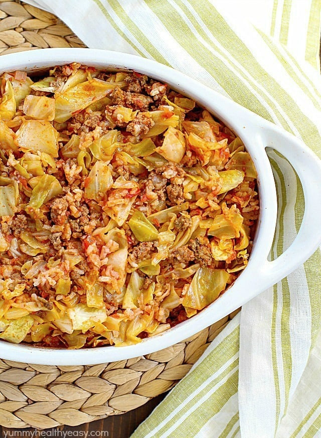 Ground Beef Cabbage Rolls
 Beef Cabbage Roll Casserole Yummy Healthy Easy