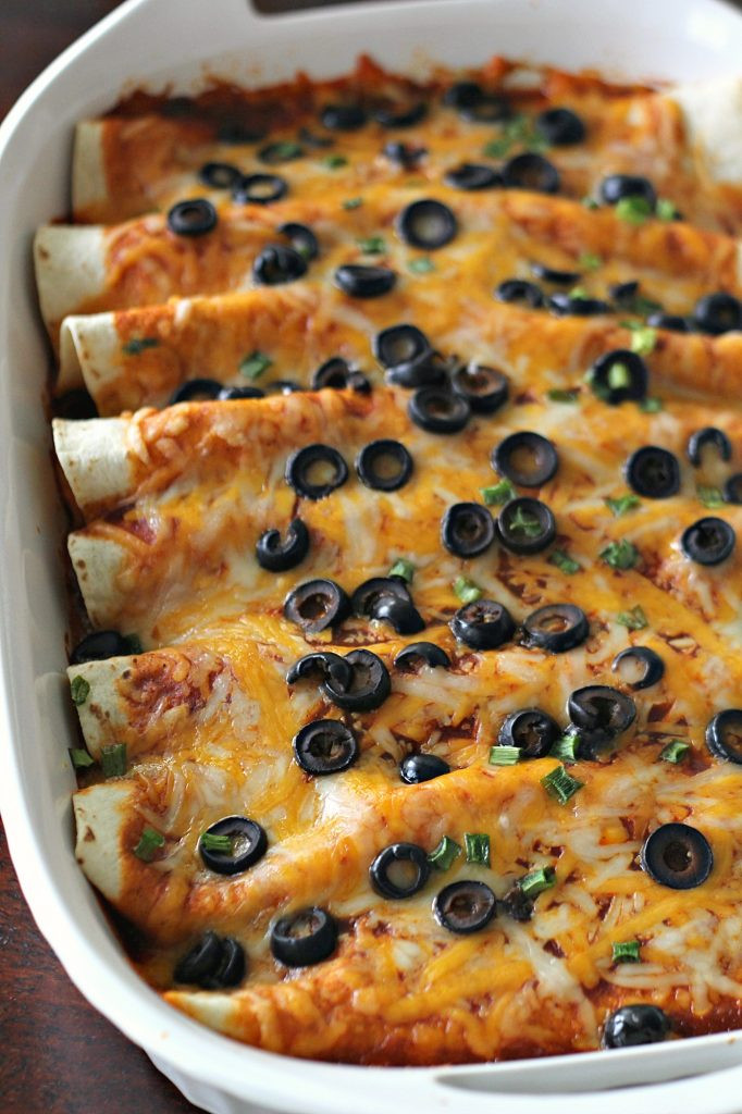 Ground Beef Enchiladas Recipe Awesome Hearty Ground Beef Enchiladas – Six Sisters Stuff