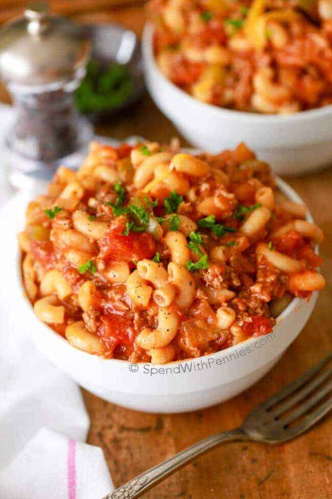 Ground Beef Goulash Recipe
 Easy Goulash Recipe e Pan Spend With Pennies