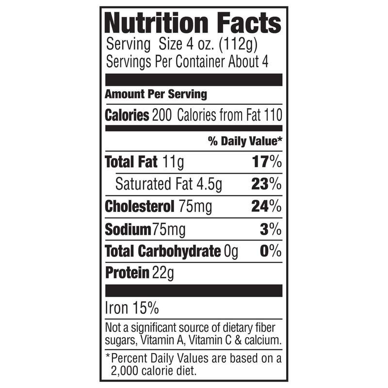 Ground Beef Nutrition Facts
 Organic 90 10 Ground Beef 8 1lb packages
