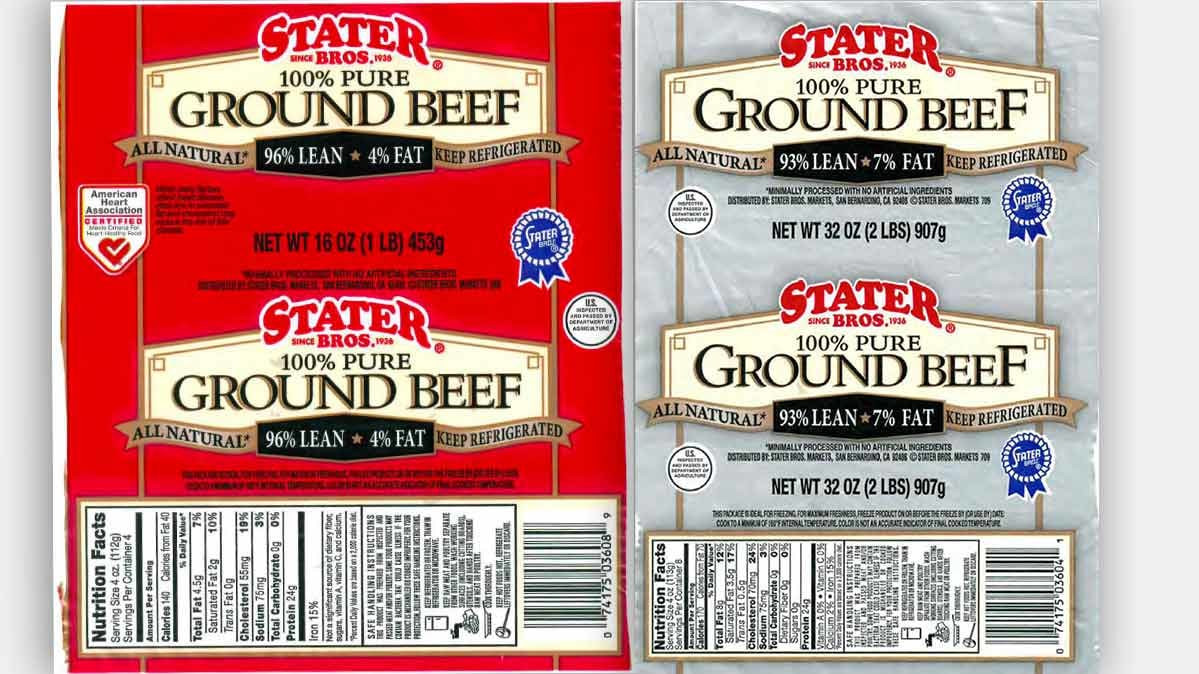 Ground Beef Recall 2019
 Stater Bros Recalls Ground Beef After Deadly Salmonella