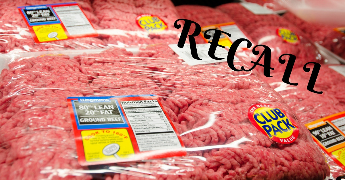 Ground Beef Recall 2019
 30 000 Pounds Beef Have Been Recalled For Unidentified