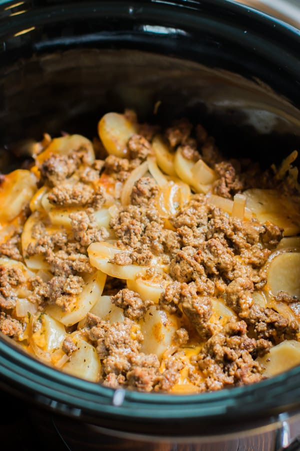 Ground Beef Slow Cooker
 Slow Cooker Beef and Potato Au Gratin The Magical Slow