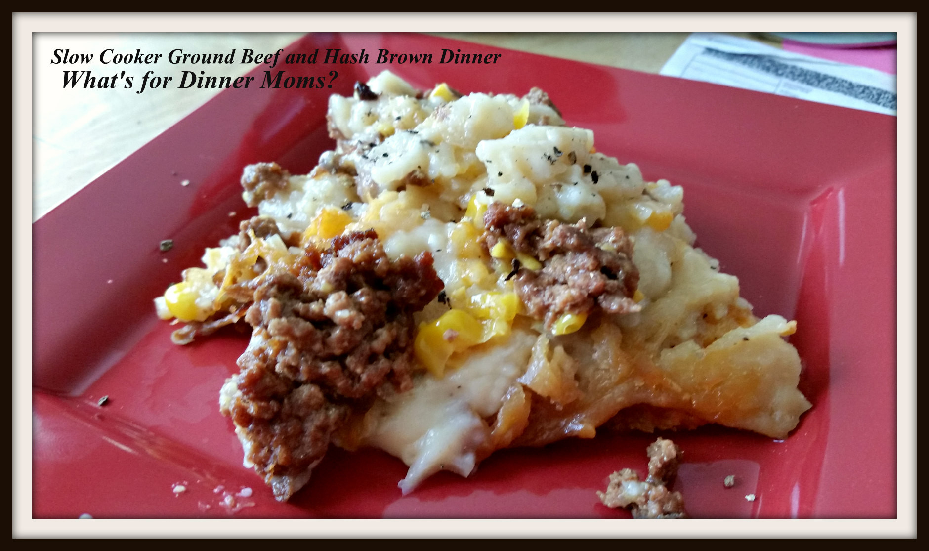 Ground Beef Slow Cooker
 Slow Cooker Ground Beef and Hash Brown Dinner – What s for