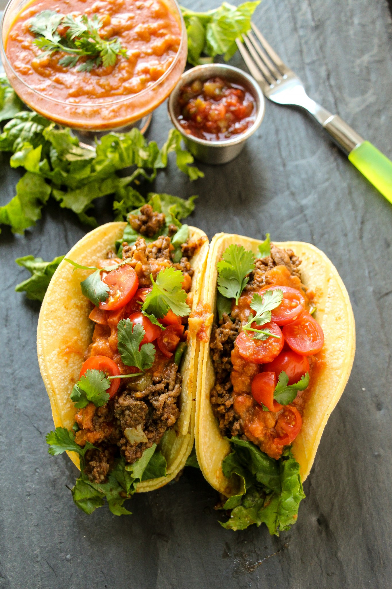 Ground Beef Tacos Awesome Ground Beef Tacos with Loaded Refried Bean Sauce Layers