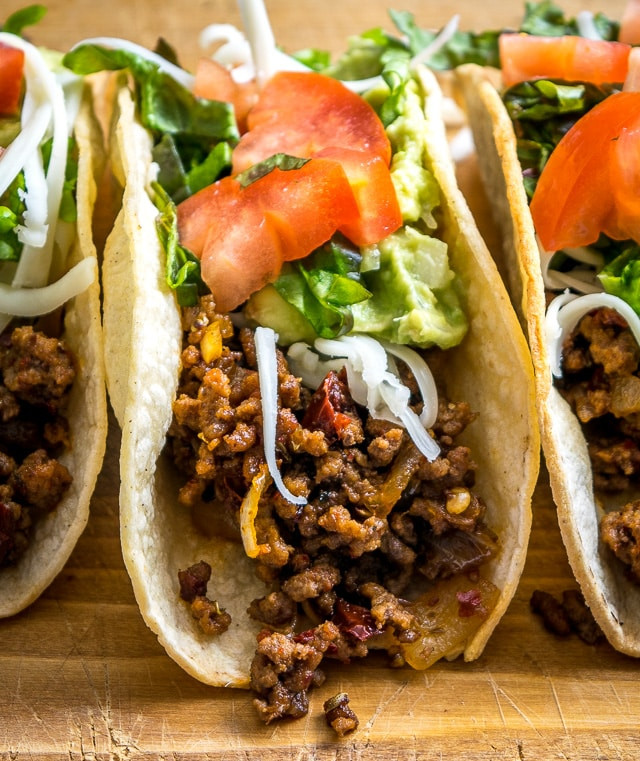 Ground Beef Tacos
 Baked Taco Shells Are Just as Good as Fried
