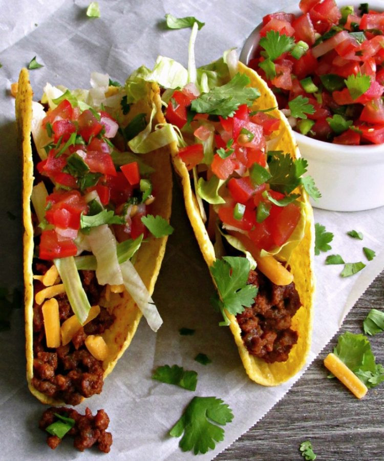 Ground Beef Tacos
 Ground Beef Tacos bold spicy flavored ground beef for